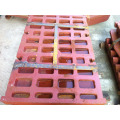 Casting Movable and Fixed Jaw Plate with high manganese steel Mn13, Mn18